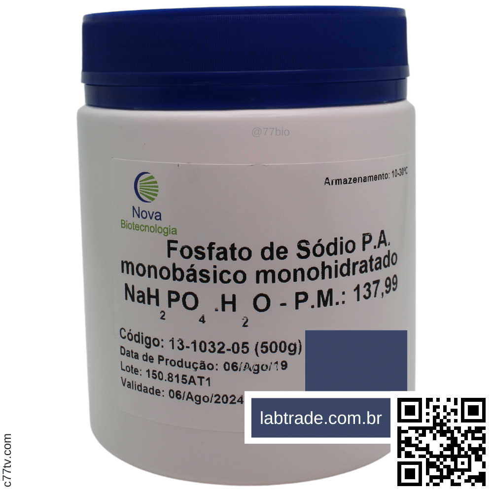 Fosfato De Sódio Monobásico Anidro Pa 13 1032 10 Mercado Biológico 9654